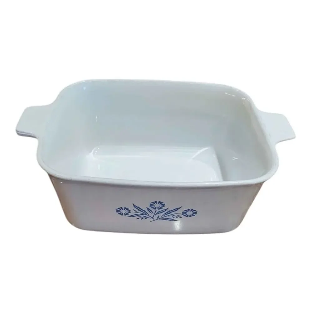 Corning Ware Blue Cornflower Meatloaf/Bread Pan Vintage